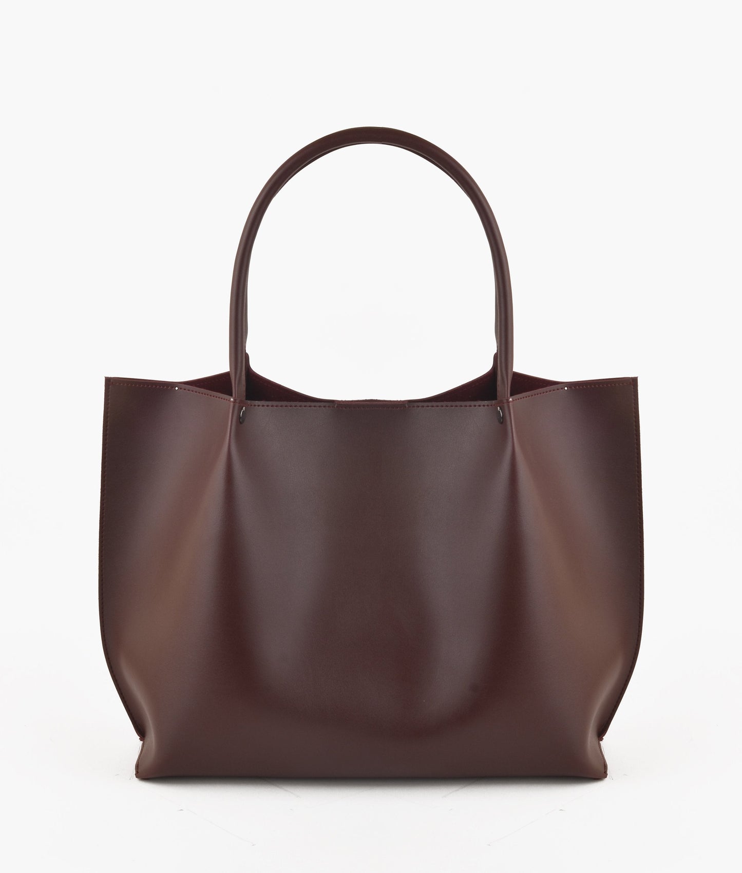 Burgundy tote bag