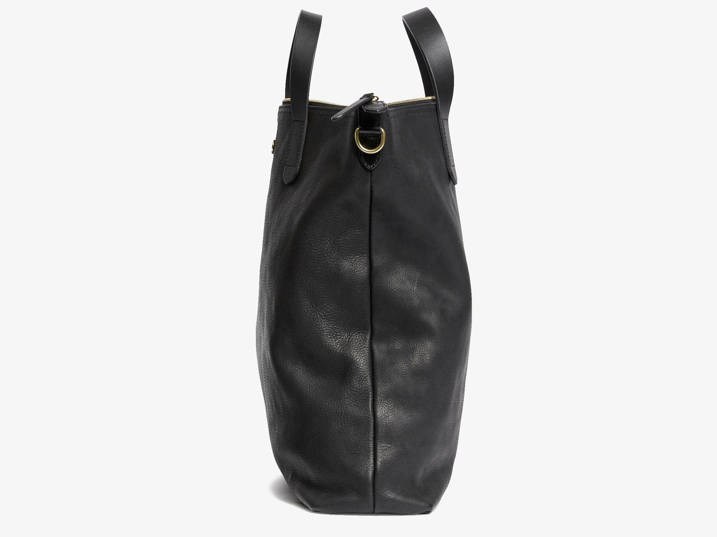 Shopper, Leather - Black/Black